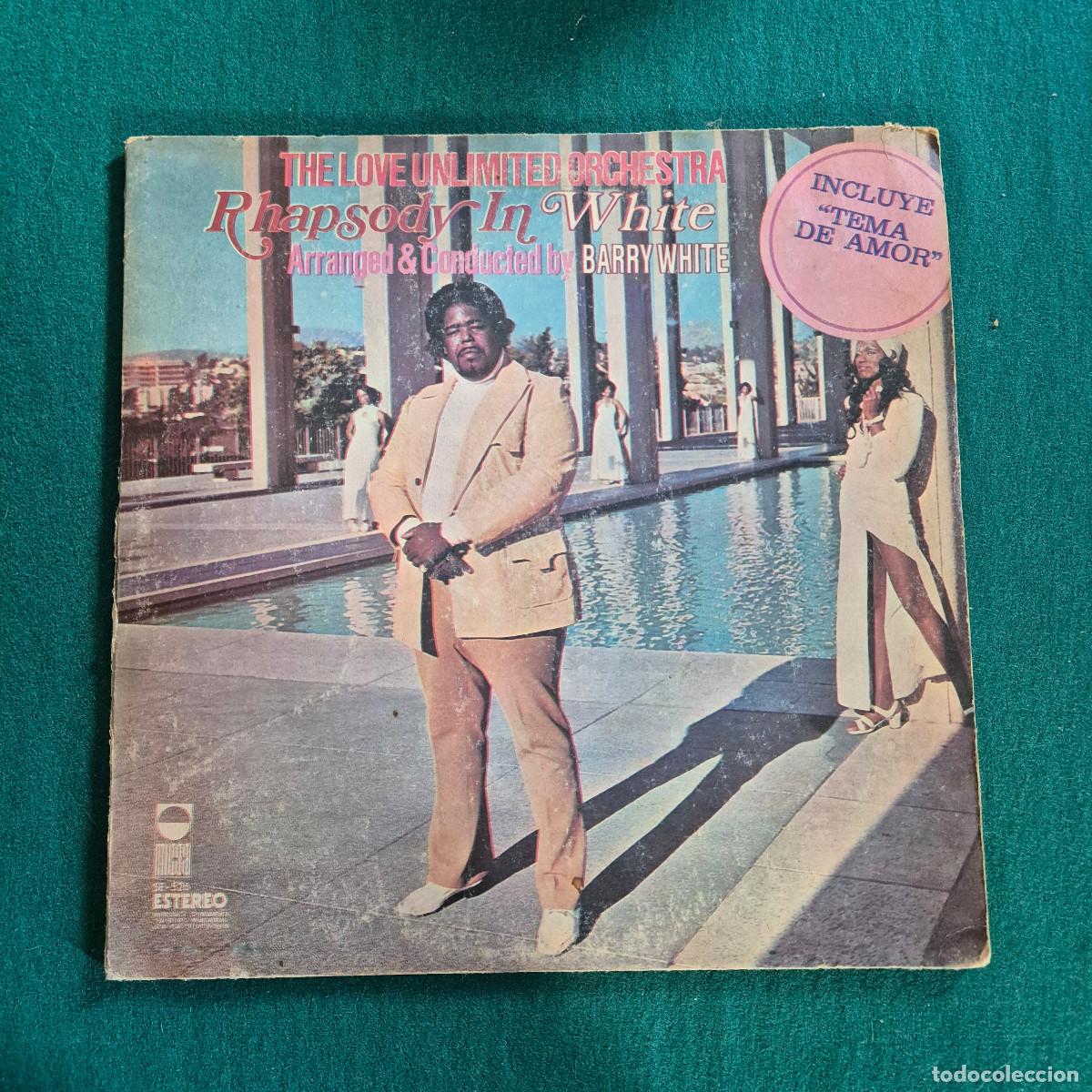 Discos de vinilo: The Love Unlimited Orchestra &ndash; Rhapsody In White = Rapsodia En Whit