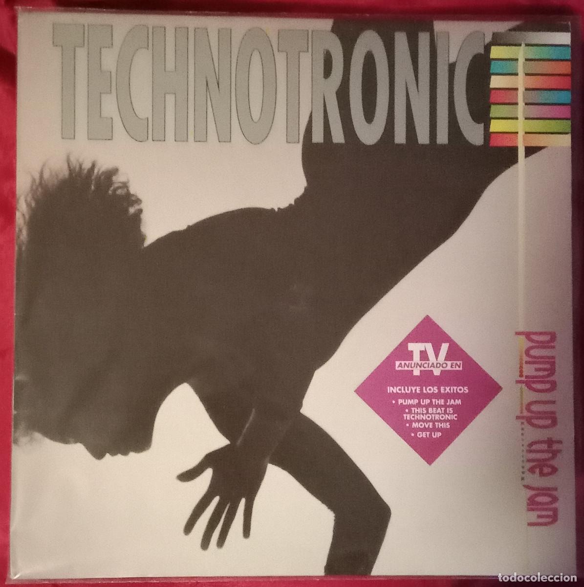 Discos de vinilo: Technotronic - Pump Up The Jom - Anunciado en TV - Varios Exitos - Edit. Max Music. 1989