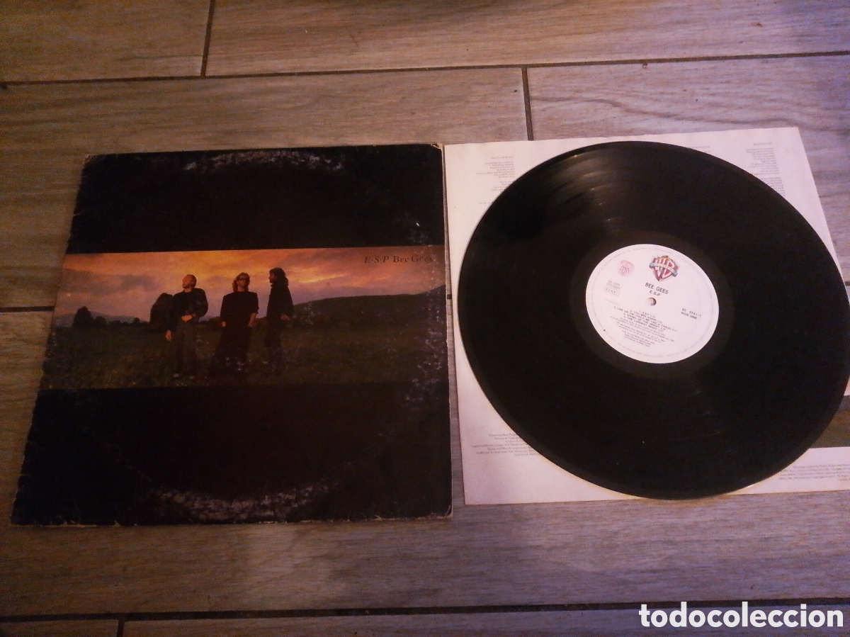Discos de vinilo: BEE GEES - E. S. P. - ITALIA - WARNER - INC ENCARTE - L -