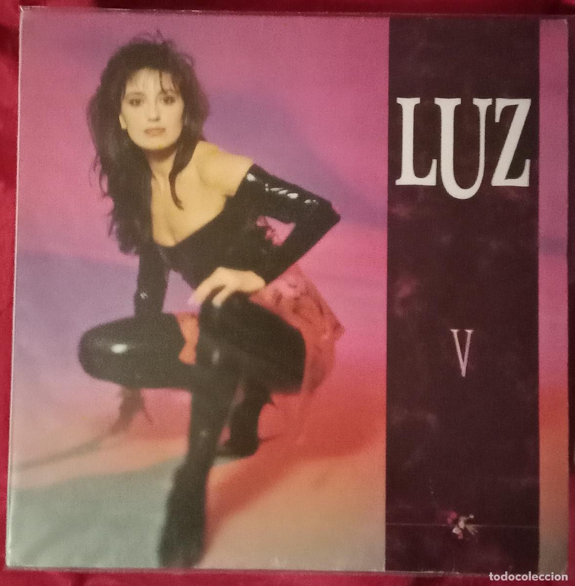 Discos de vinilo: Luz (Luz Casal) - V - Loca / Amigo Mio / El Tren / Es como es... - Edit. HispaVox. 1989