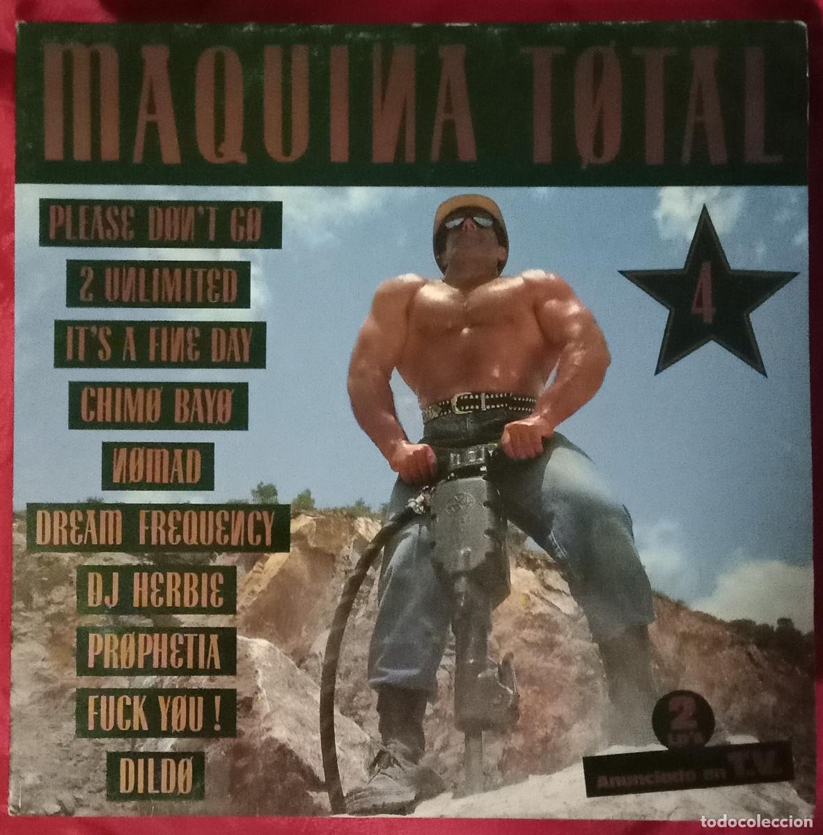 Discos de vinilo: MAQUINA TOTAL 4 - Recopilatorio. 94 - Doble LP - Edit. MAX MUSIC. 1994