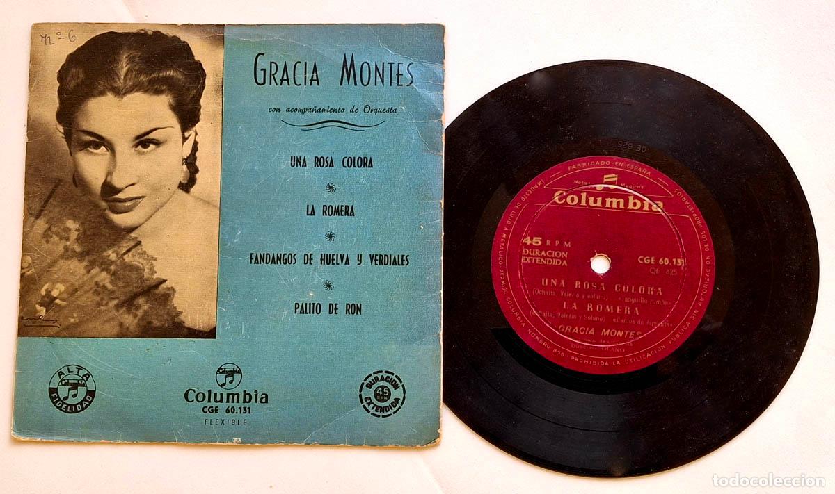 Discos de vinilo: Gracia Montes, Una rosa colora