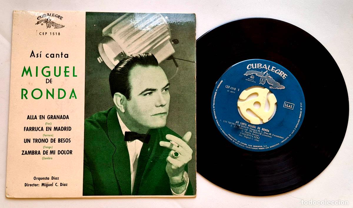 Discos de vinilo: As&iacute; canta Miguel de Ronda