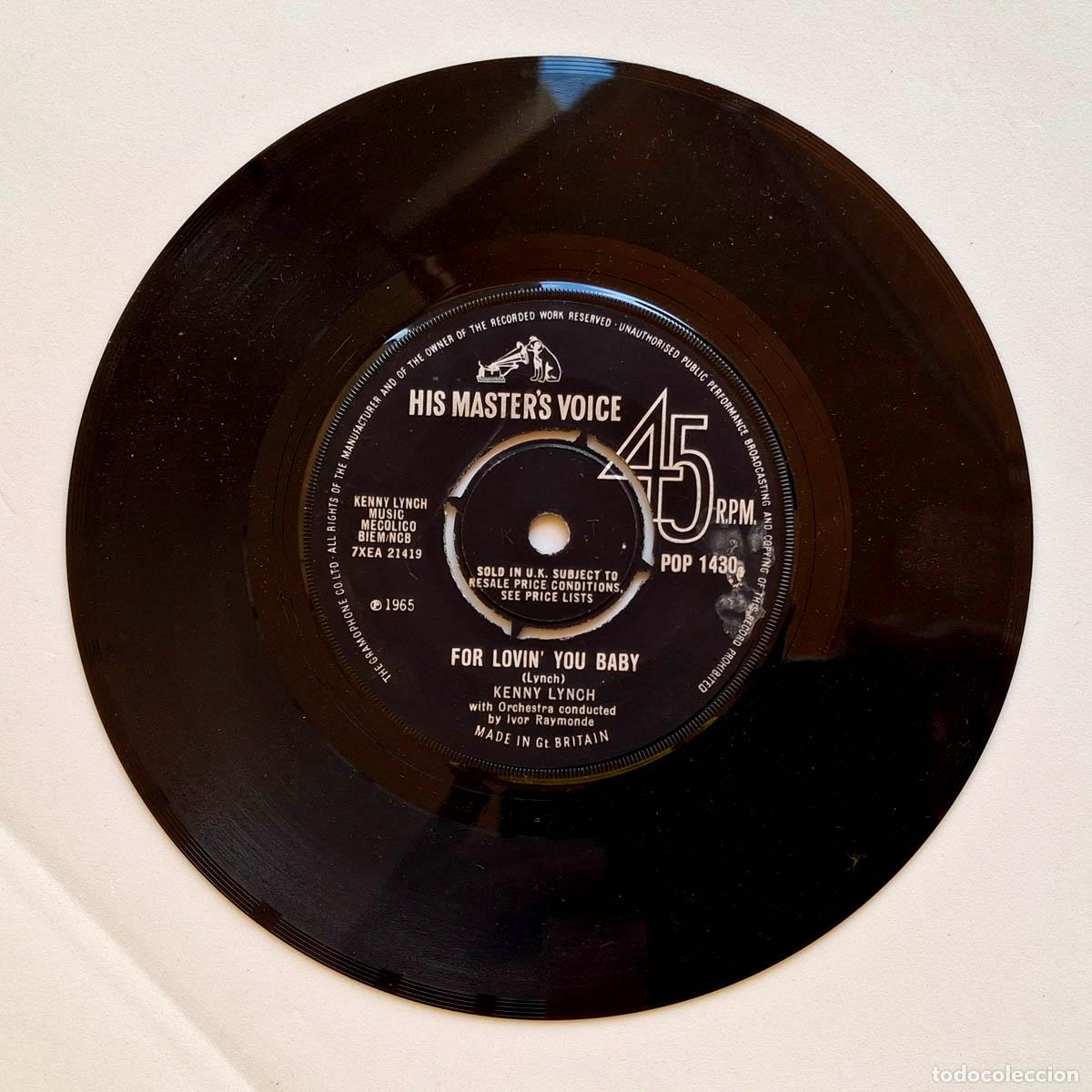 Discos de vinilo: Kenny Lynch, For Lovin You Baby