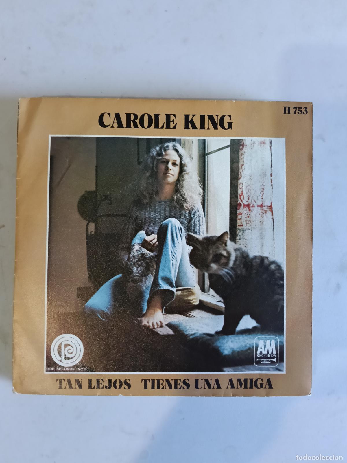 Discos de vinilo: CAROLE KING Tan lejos/Tienes una amiga 7'' SINGLE 1971 A&M ESPA&Ntilde;A SPAIN