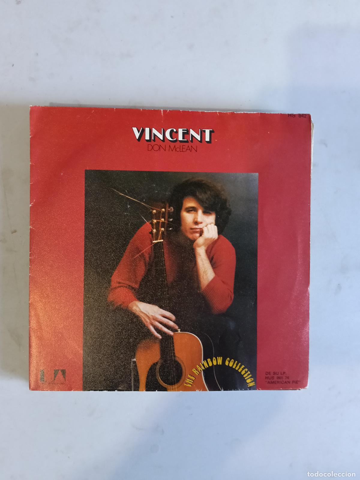 Discos de vinilo: DON MCLEAN VINCENT SINGLE