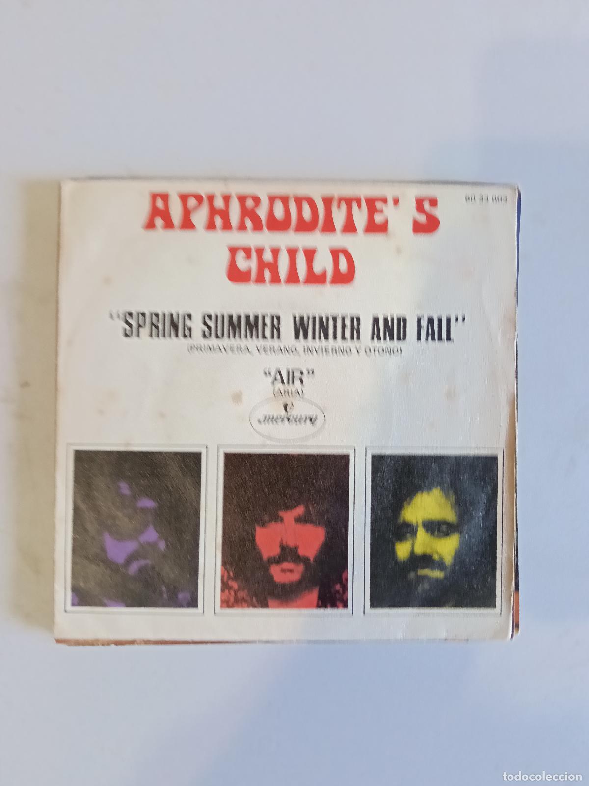 Discos de vinilo: APHRODITE'S CHILD. SPRING SUMMER WINTER AND FALL. SINGLE