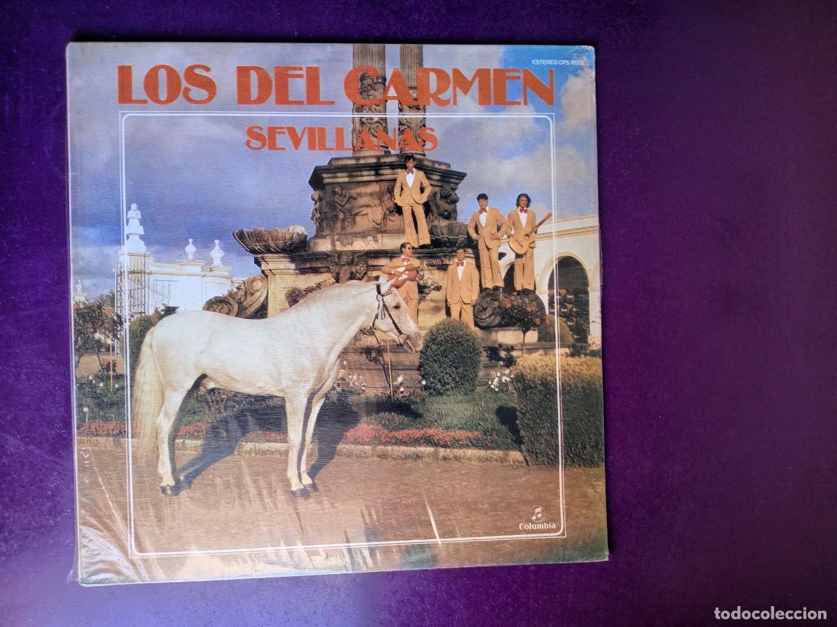 Discos de vinilo: LOS DEL CARMEN LP COLUMBIA 1977 - SEVILLANAS Y RUMBAS CADIZ - FLAMENCO - VINILO SIN ESTRENAR