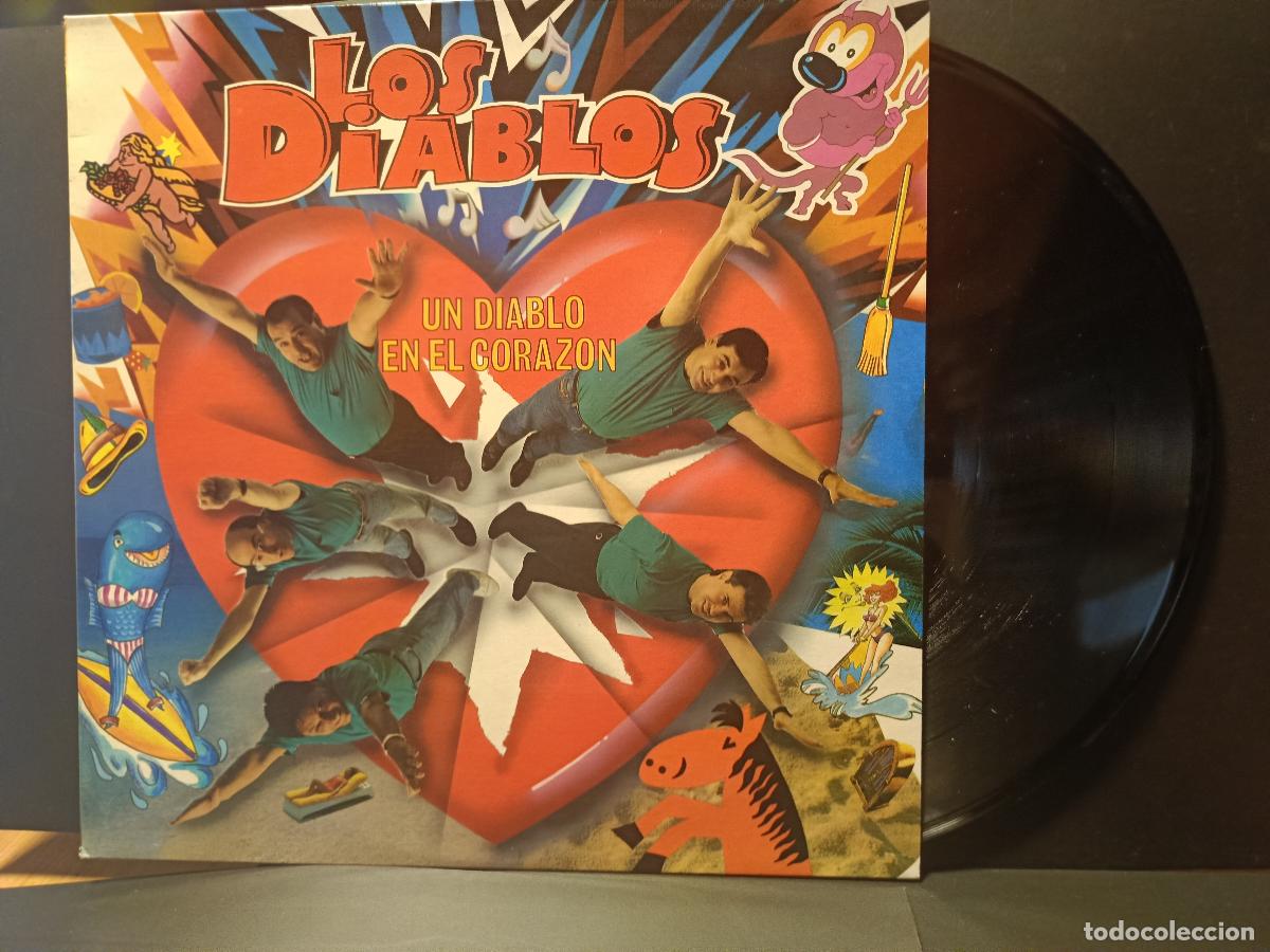Discos de vinilo: LOS DIABLOS - UN DIABLO EN EL CORAZON lp pepeto