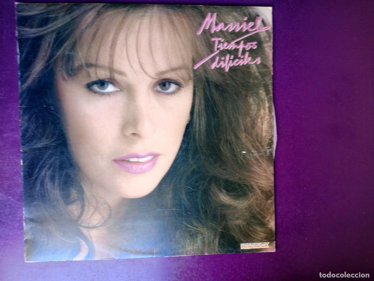 Discos de vinilo: MASSIEL &ndash; TIEMPOS DIFICILES - LP HISPAVOX 1981 - MUY POCO USO O NINGUNO