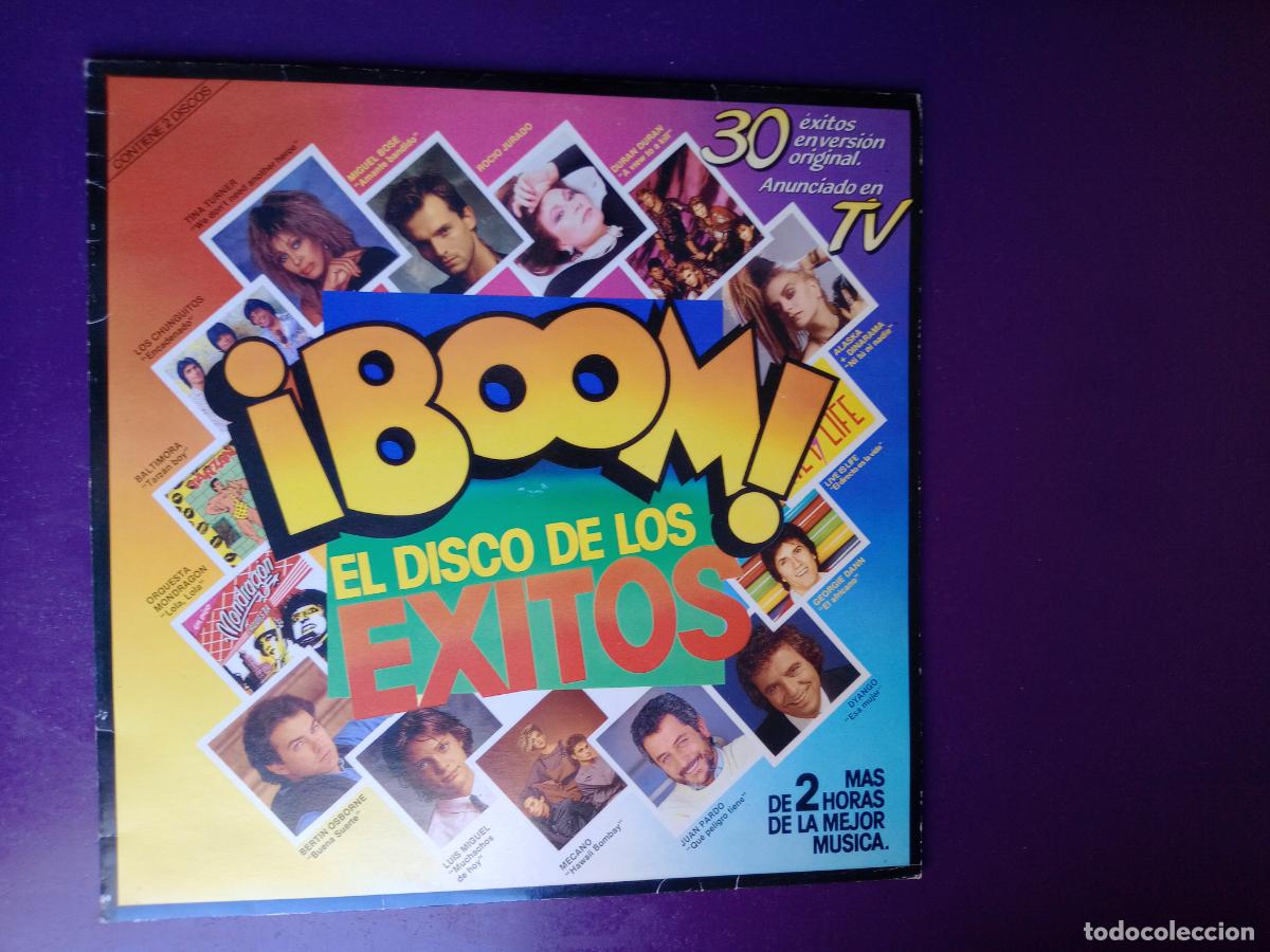 Discos de vinilo: Boom (El Disco De Los &Eacute;xitos) DOBLE LP EMI 1985 - SCORPIONS, BATTIATO, ALASKA, HOMBRES G, MECANO