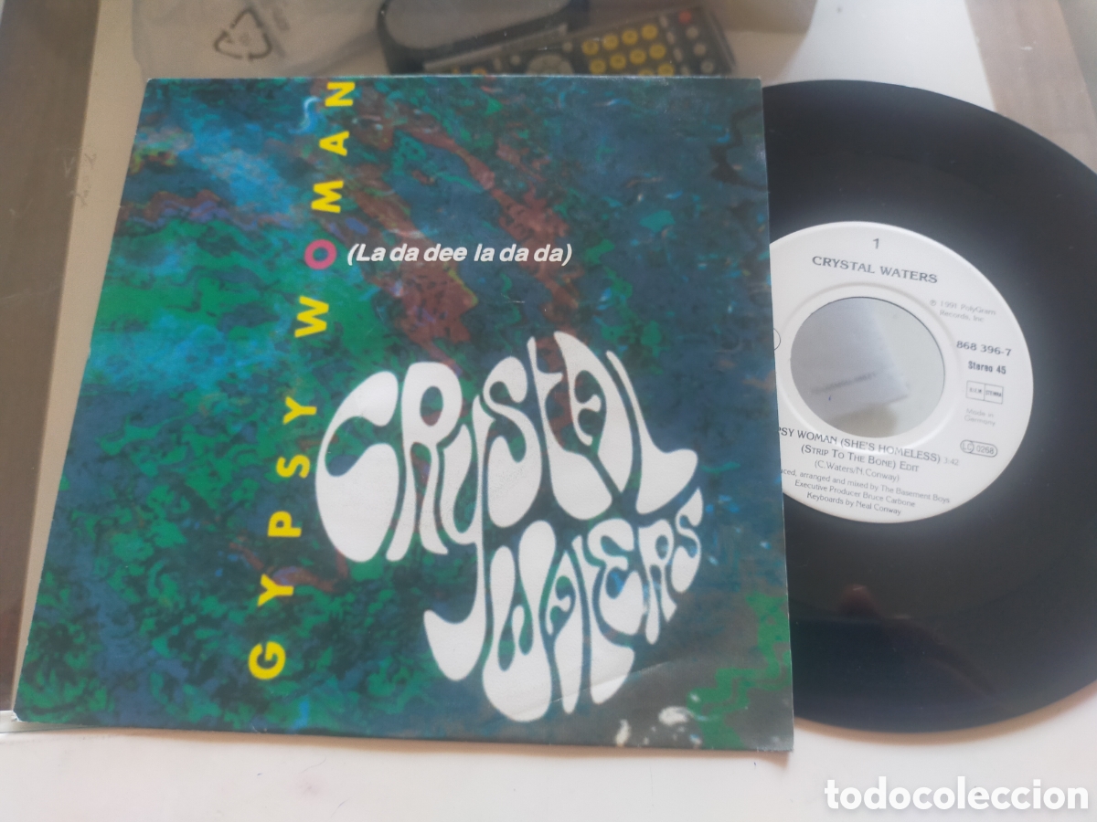 Discos de vinilo: Crystal waters single gypsy woman 1991 Alemania