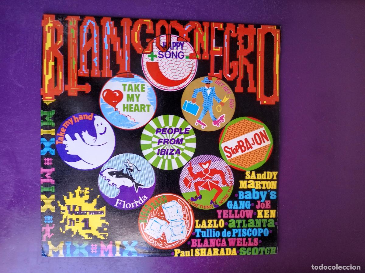Discos de vinilo: Blanco Y Negro Mix - LP 1984 - ITALODISCO, ELECTRONICA DISCO - SCOTCH, Tullio De Piscopo, ETC