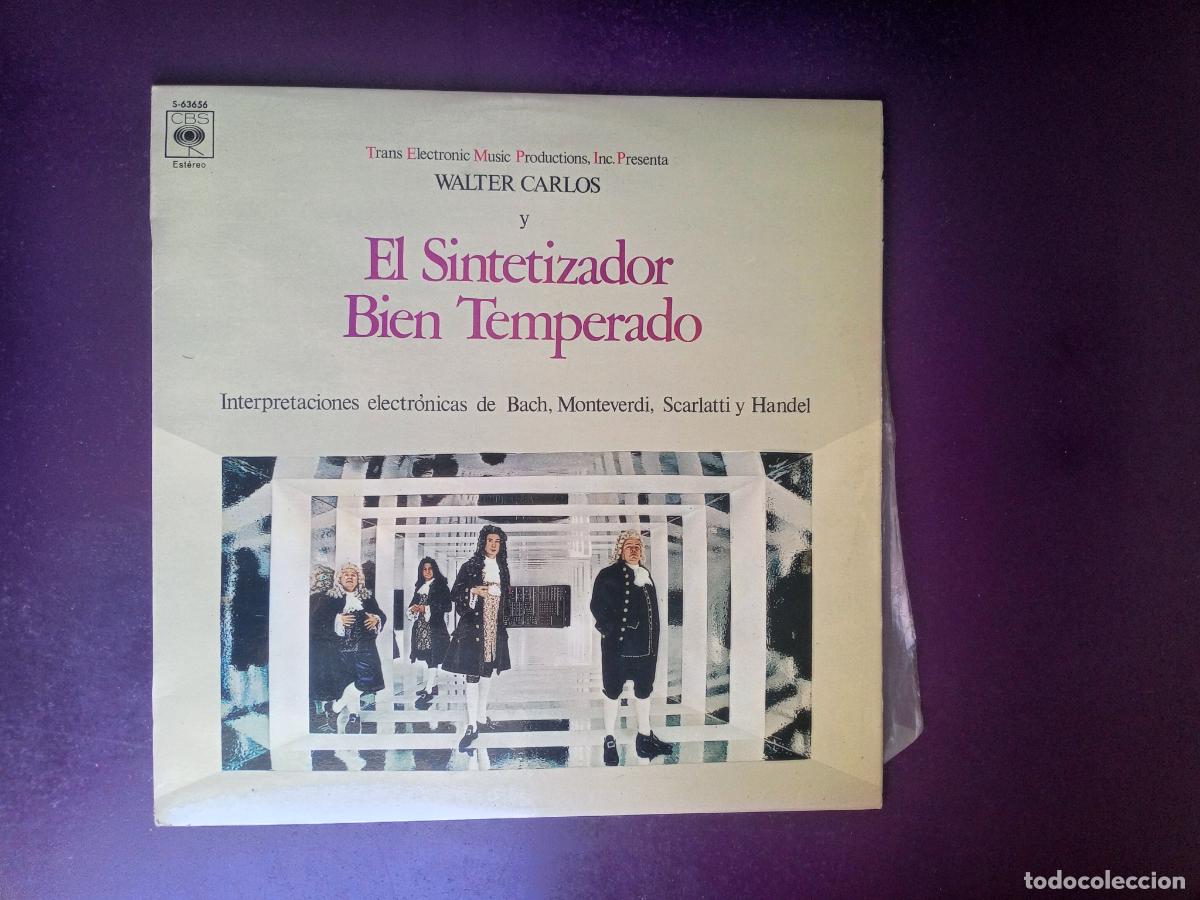 Discos de vinilo: Walter Carlos &lrm;&ndash; El Sintetizador Bien Temperado - LP CBS EDICION DE 1972 - ELECTRONICA, CLASICA