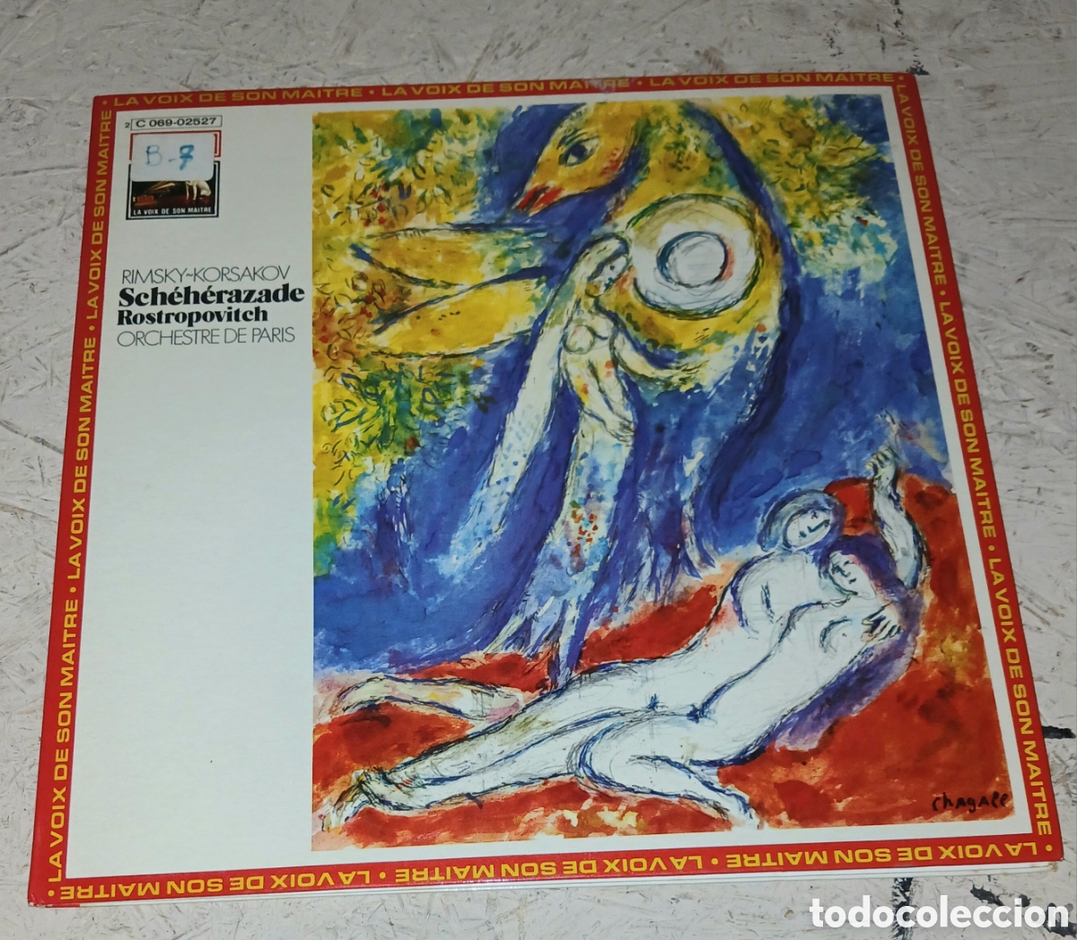 Discos de vinilo: Vinilo LP Box/Gatefold: Rimsky-Korsakov: Sch&eacute;h&eacute;razade - Rostropovitch, Orchestre de Paris / La Voix