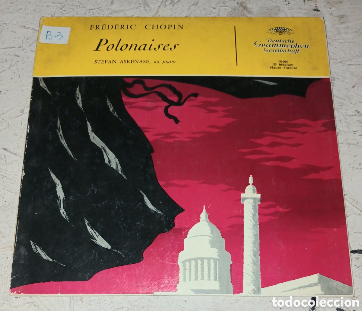 Discos de vinilo: Vinilo LP: Fr&eacute;d&eacute;ric Chopin - Polonaises - Stefan Askenase, au piano - Deutsche Grammophon Gesellscha