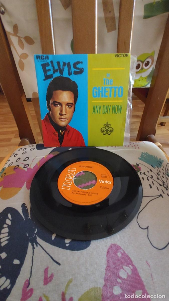 Discos de vinilo: ELVIS PRESLEY-SINGLE IN THE GHETTO - Foto 1
