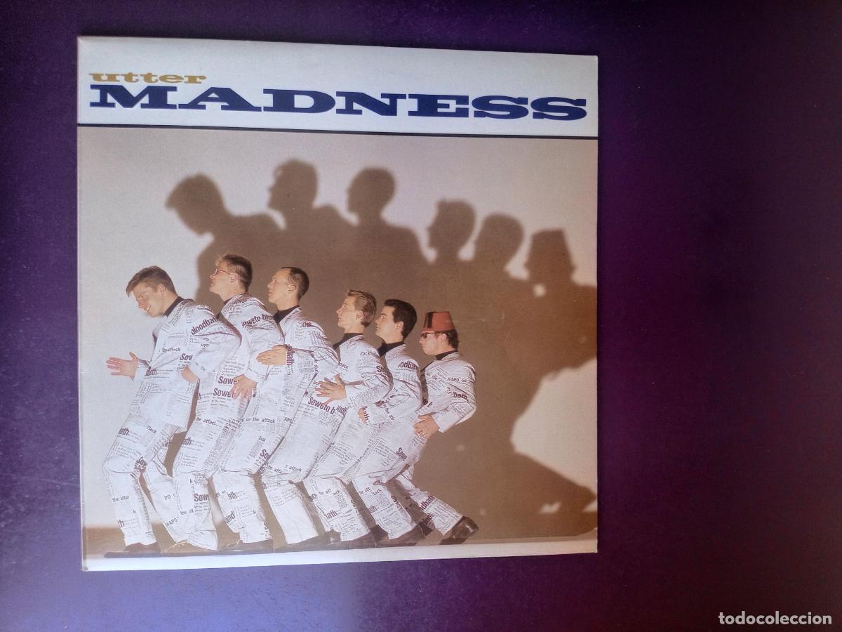 Discos de vinilo: Madness &lrm;&ndash; Utter Madness - LP VIRGIN 1986 - RECOP 11 EXITOS SKA, REGGAE - SIN USO