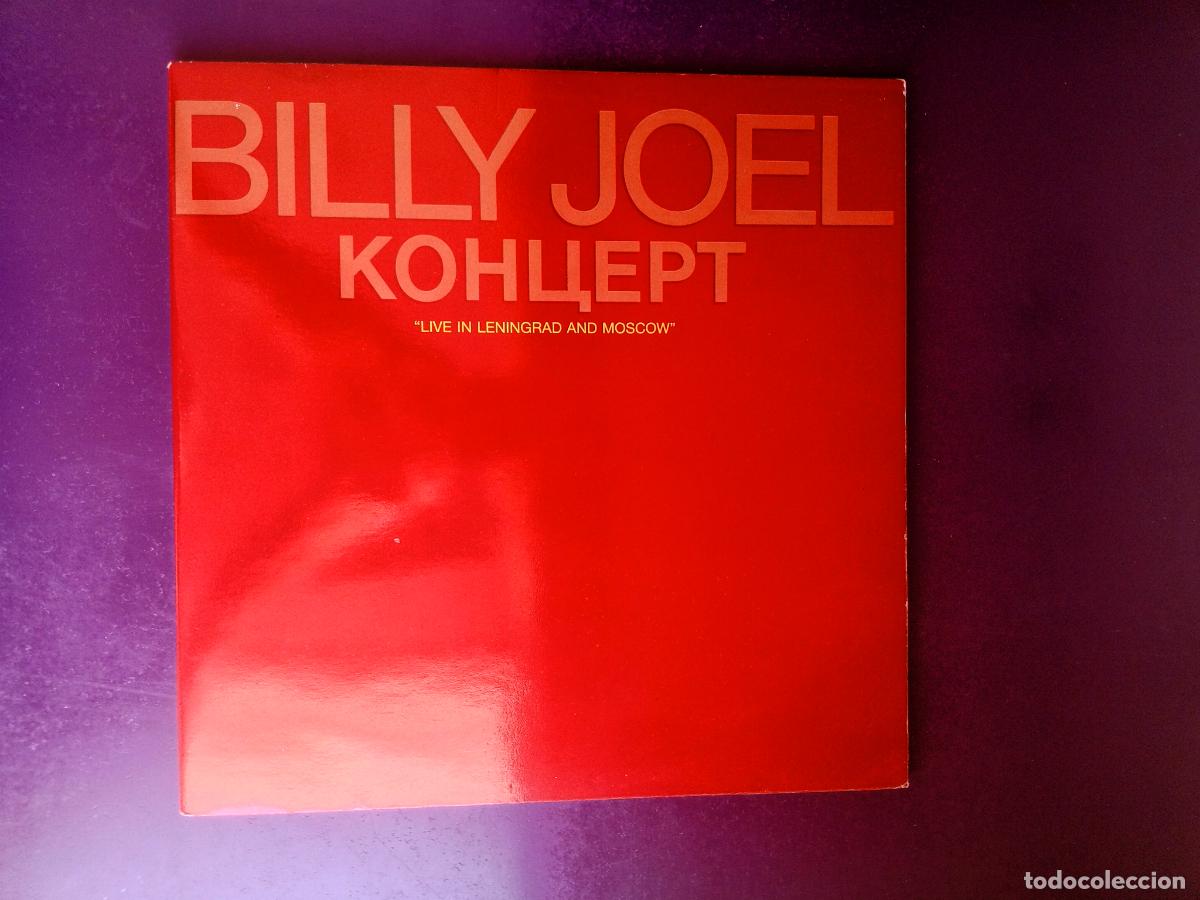 Discos de vinilo: Billy Joel &lrm;&ndash; Концерт - Live in Leningrad- DOBLE LP CBS 1987 - POP ROCK 80'S - SIN USO