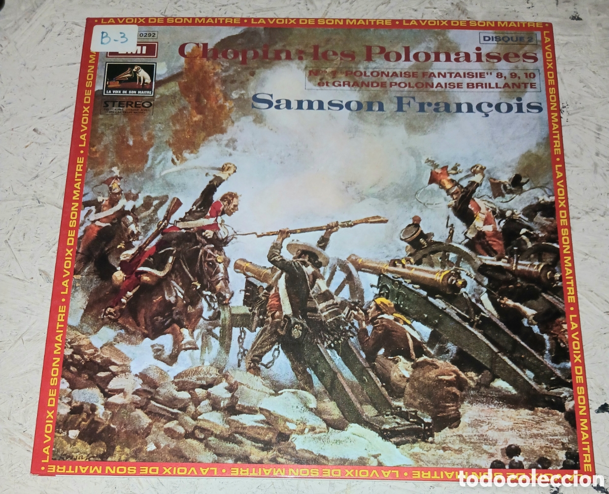 Discos de vinilo: Vinilo LP Box/Gatefold: Chopin: les Polonaises (Disque 2) - Samson Fran&ccedil;ois / La Voix de Son Ma&icirc;tre