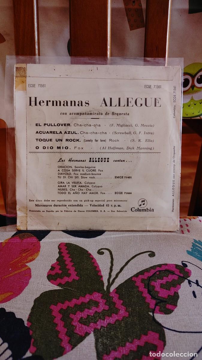 Discos de vinilo: HERMANAS ALLEGUE-EP EL PULLOVER +3 - Foto 2