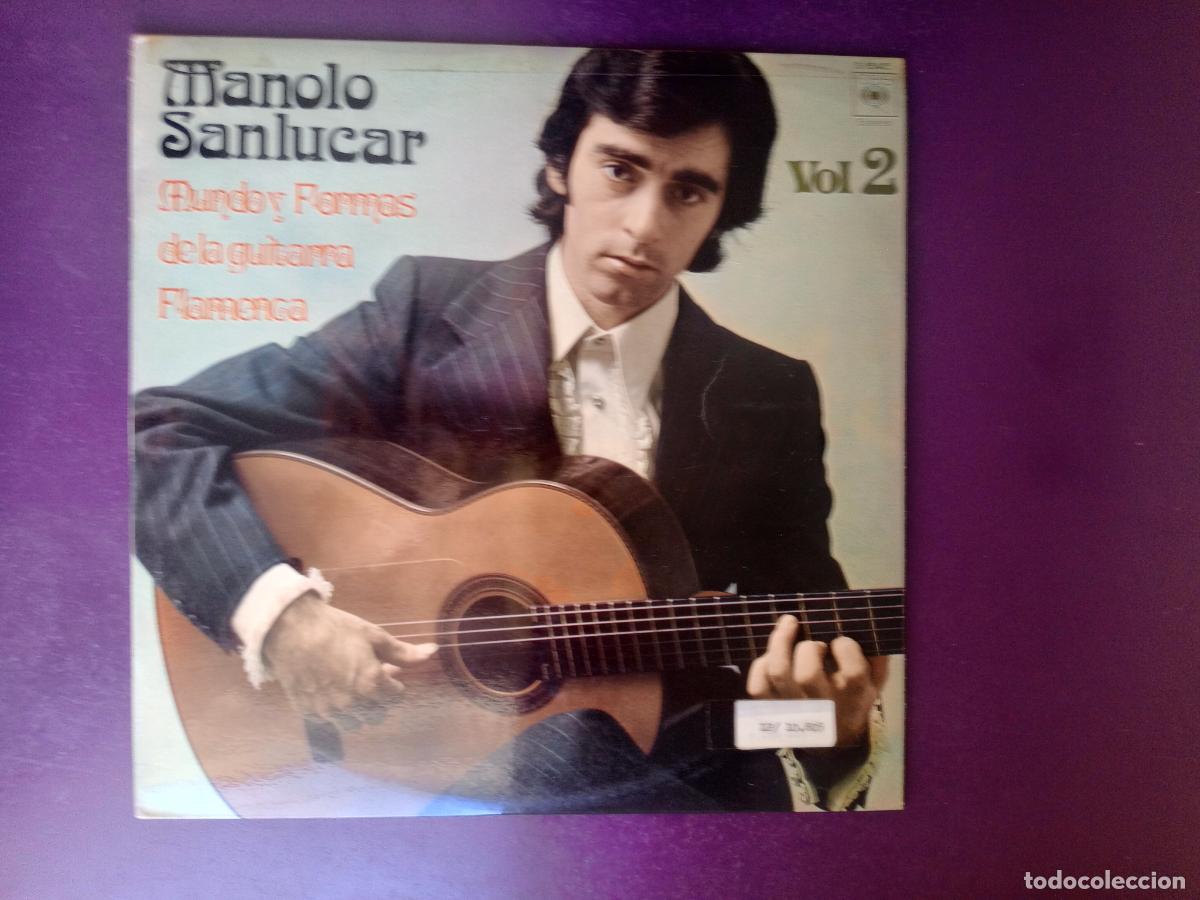 Discos de vinilo: Manolo Sanlucar - Mundo Y Formas De La Guitarra Flamenca Vol. 2 - LP CBS 1973 - FLAMENCO - POCO USO