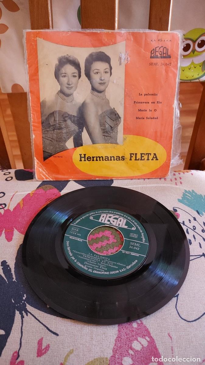 Discos de vinilo: HERMANAS FLETA-EP LA PALOMITA +3