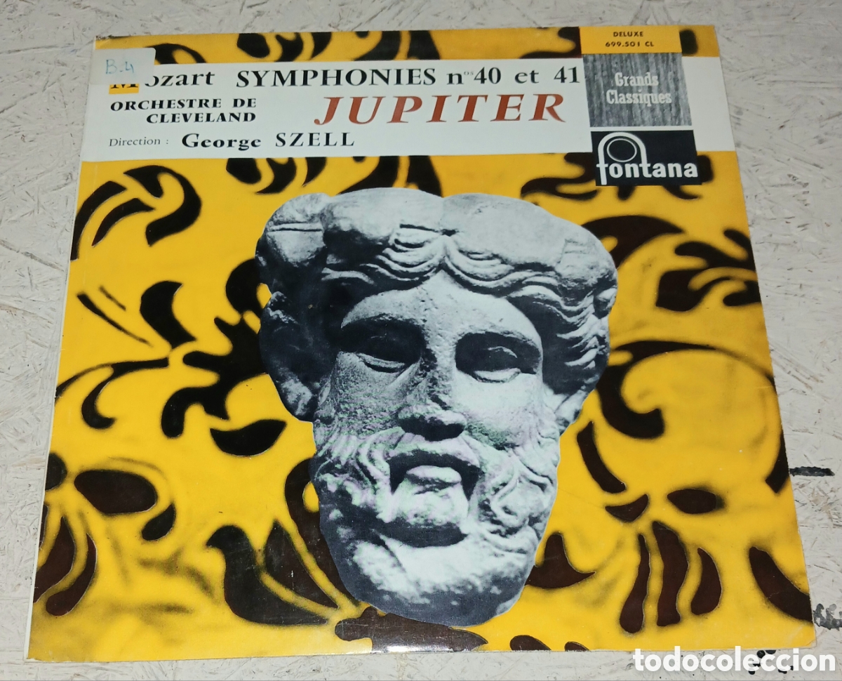 Discos de vinilo: Vinilo LP: Mozart: Symphonies n&deg; 40 et 41 &rdquo;Jupiter&rdquo; - Orchestre de Cleveland, George Szell / Fontan