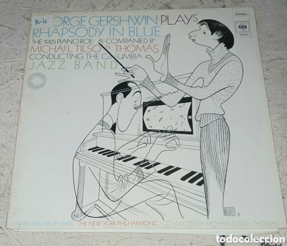 Discos de vinilo: Vinilo LP Box/Gatefold: George Gershwin: Rhapsody in Blue (1925 Piano Roll) & An American in Paris