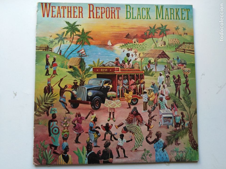 Discos de vinilo: Weather Report-Black Market (LP CBS 1976) clasico jazz fusion. Joe Zawinul, Jaco Pastorius, Miles...