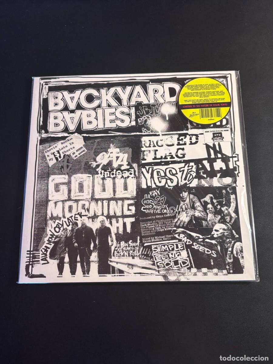 Discos de vinilo: Backyard Babies Sliver & Gold Disco de vinilo rojo LP hard rock punk