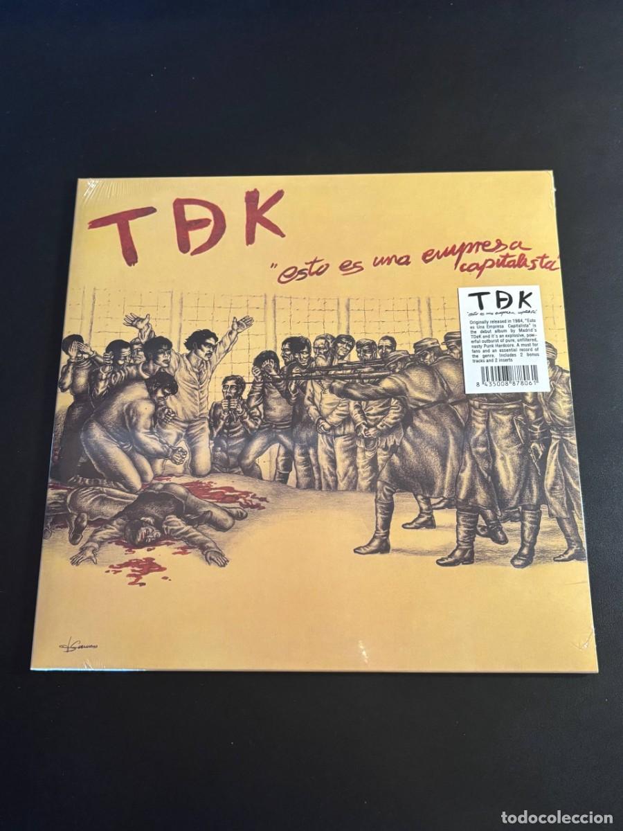 Discos de vinilo: TDeK Esto Es Una Empresa Capitalista Disco de vinilo LP punk TDK la farmacia de mi barrio