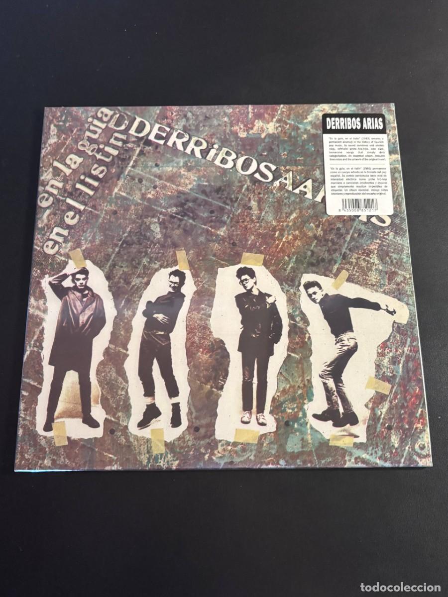 Discos de vinilo: Derribos Arias En La Guia, En El Listin Disco de vinilo LP 12&rdquo; punk synth pop