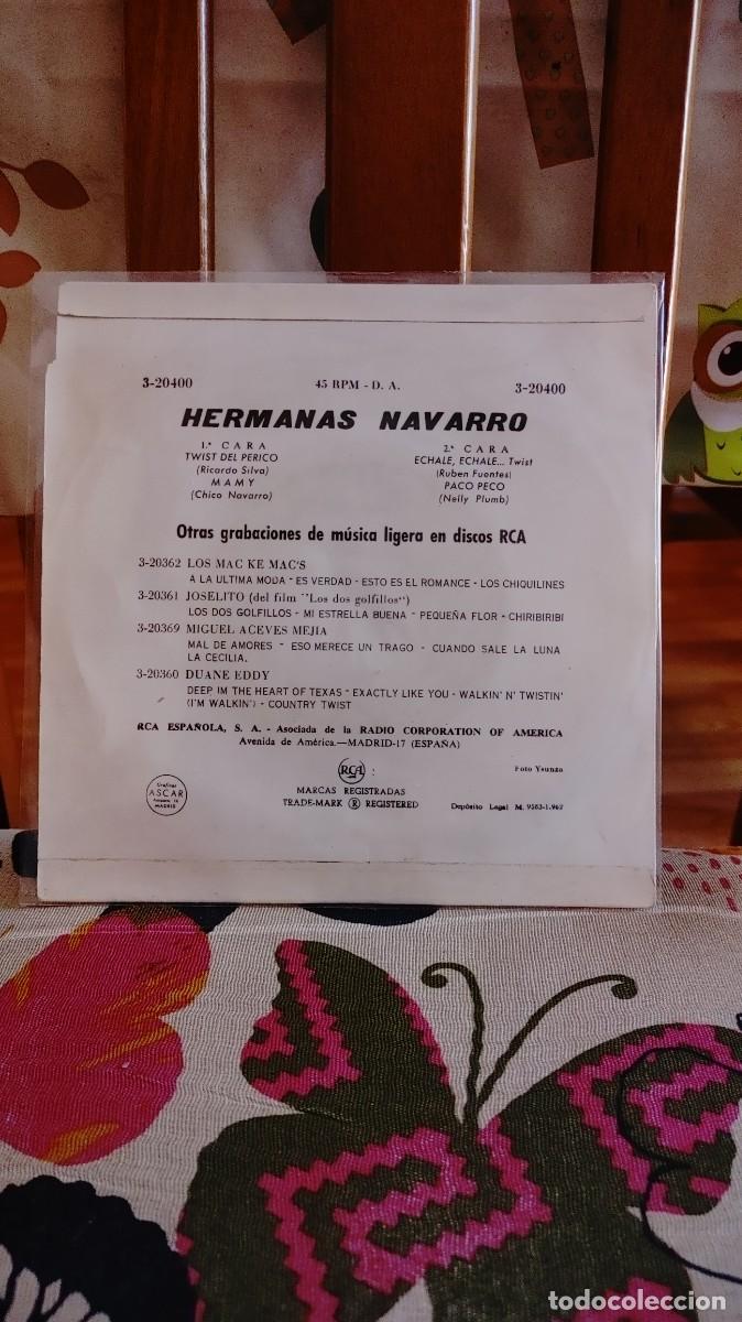 Discos de vinilo: HERMANAS NAVARRO-EP TWIST - Foto 2