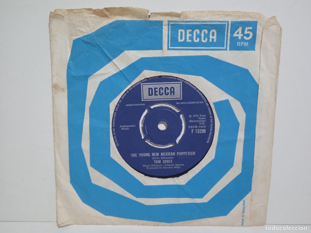 Discos de vinilo: Tom Jones - The Young New Mexican Puppeteer - Single - 1972 - UK