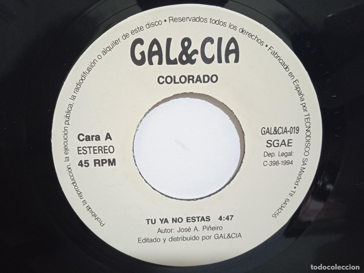 Discos de vinilo: Colorado - Extraido del LP &rdquo;Al Pie Del Ca&ntilde;&oacute;n&rdquo; - Single - 1994 - VG - Foto 4