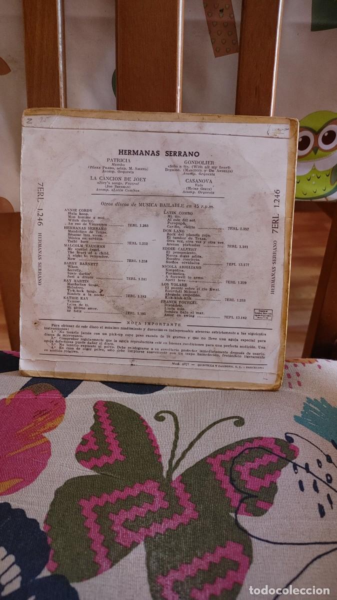 Discos de vinilo: HERMANAS SERRANO-EP PATRICIA +3 - Foto 4