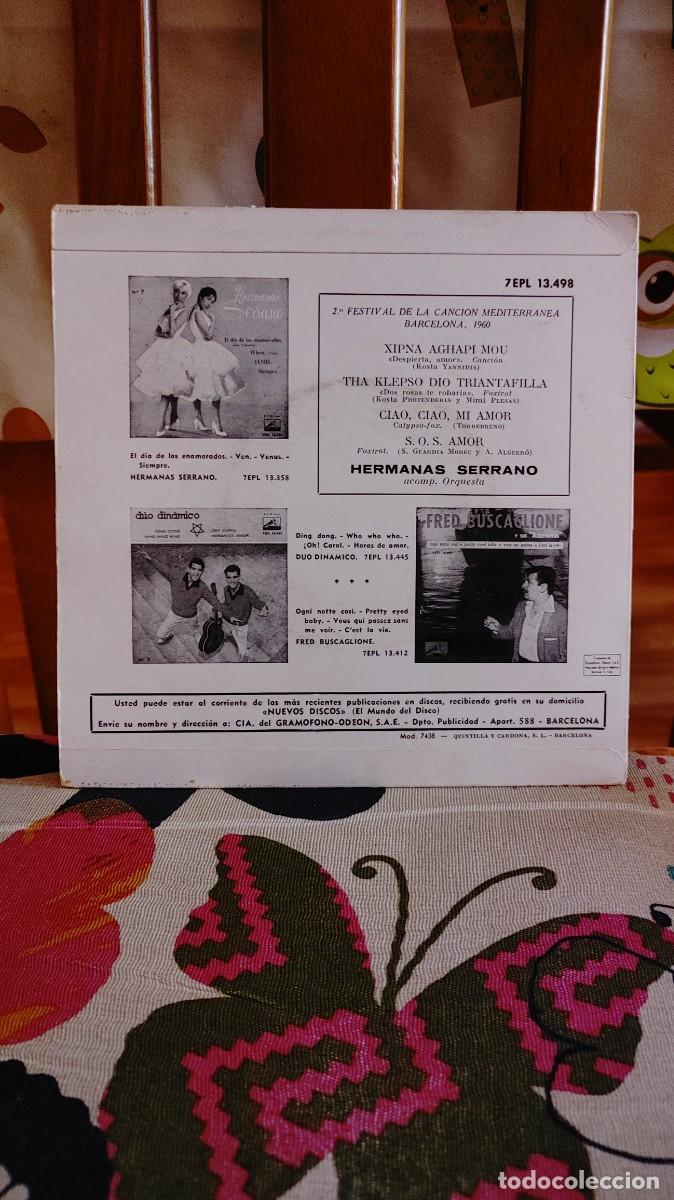 Discos de vinilo: HERMANAS SERRANO-EP XIPNA AGHAPI MOU +3 - Foto 2