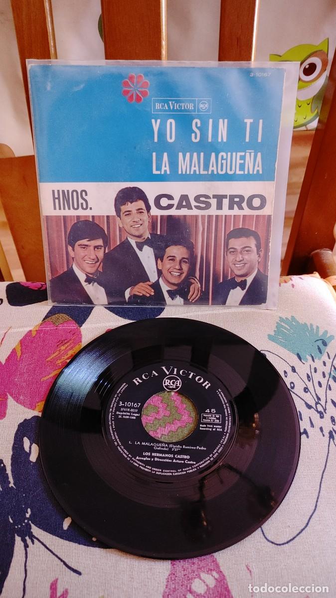 Discos de vinilo: HERMANOS CASTRO-SINGLE YO SIN TI