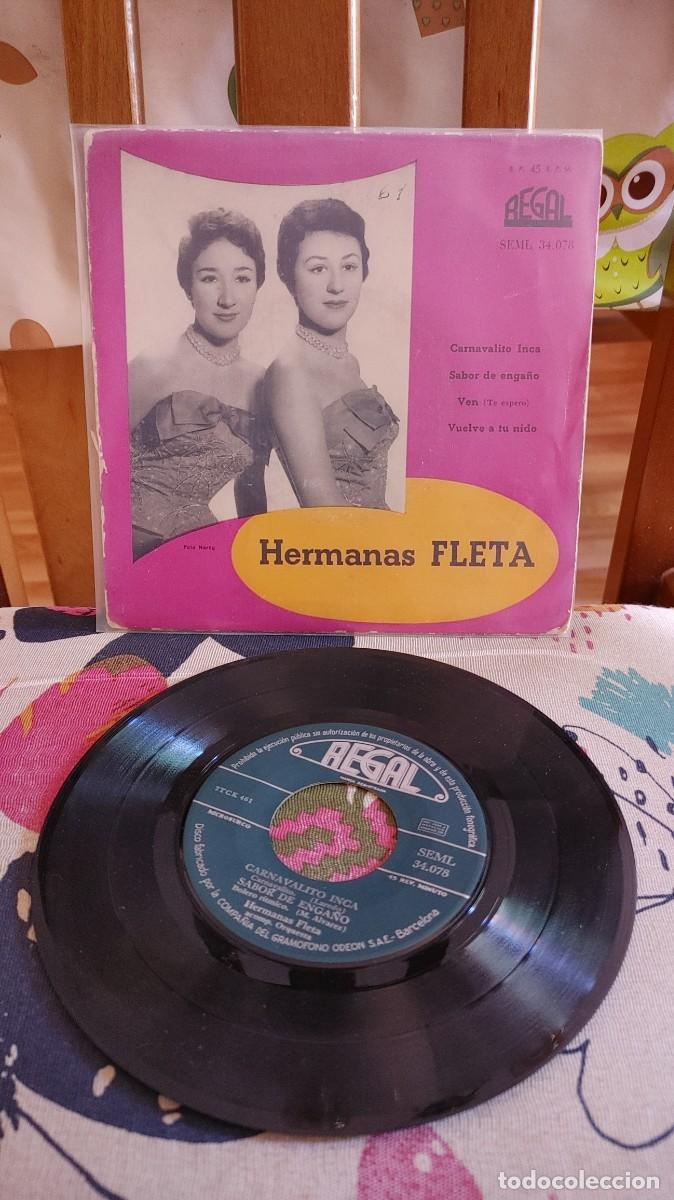 Discos de vinilo: HERMANAS FLETA-EP CARNAVALITO INCA +3