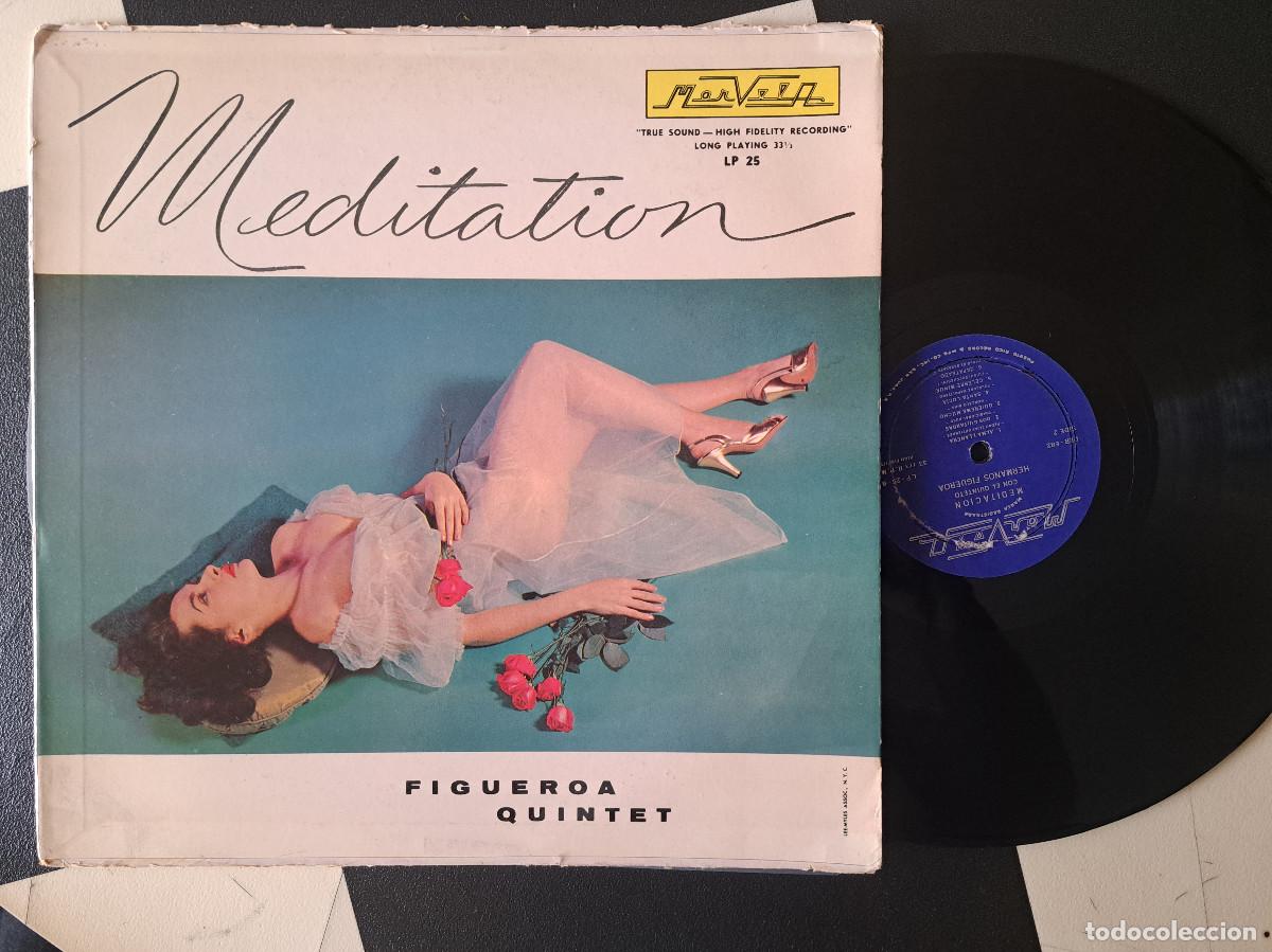 Discos de vinilo: LP Quinteto Figueroa &lrm;&ndash; Meditation PUERTO RICO
