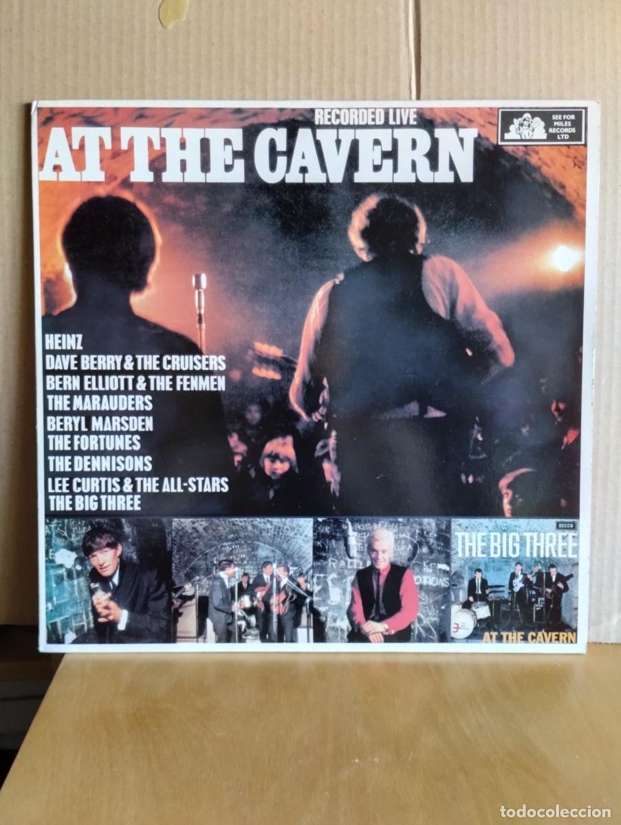 Discos de vinilo: AT THE CAVERN ---- MARAUDERS,FORTUNES,DENNISONS,BIG THREE,LEE CURTIS & ALL-STARS .....