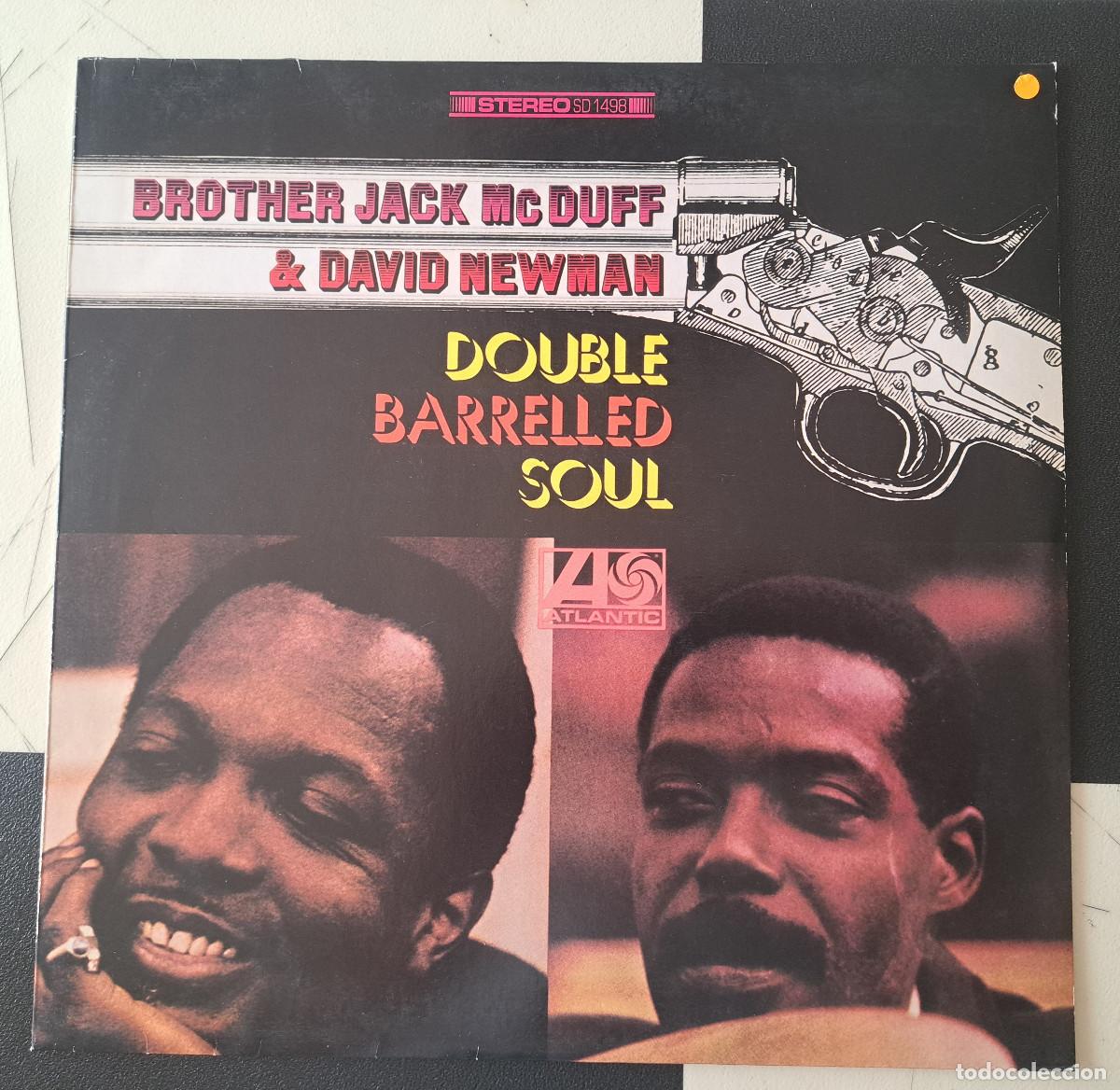 Discos de vinilo: LP Brother Jack McDuff & David Newman &lrm;&ndash; Double Barrelled Soul 1968 VG+ / VG+ HAMMOND SOUL GROOVE