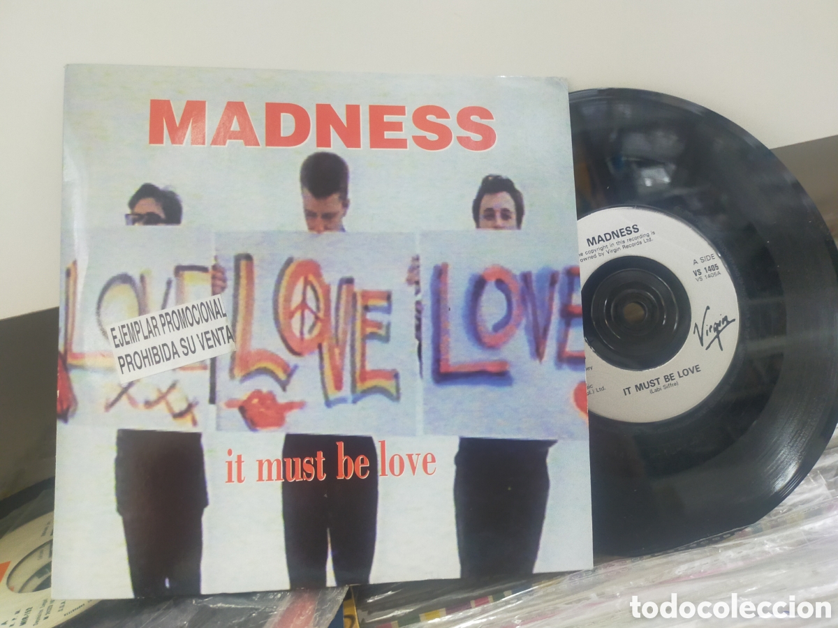 Discos de vinilo: Madness single It must be love 1992