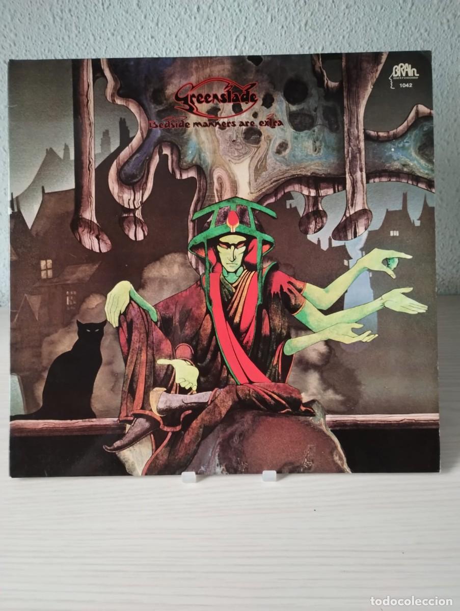Discos de vinilo: GREENSLADE Bedside Manners Are Extra (Brain BRAIN 1042, Alemania 1973)