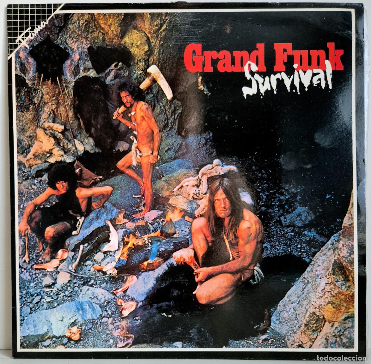Discos de vinilo: Grand Funk Railroad - Survival. LP vinilo