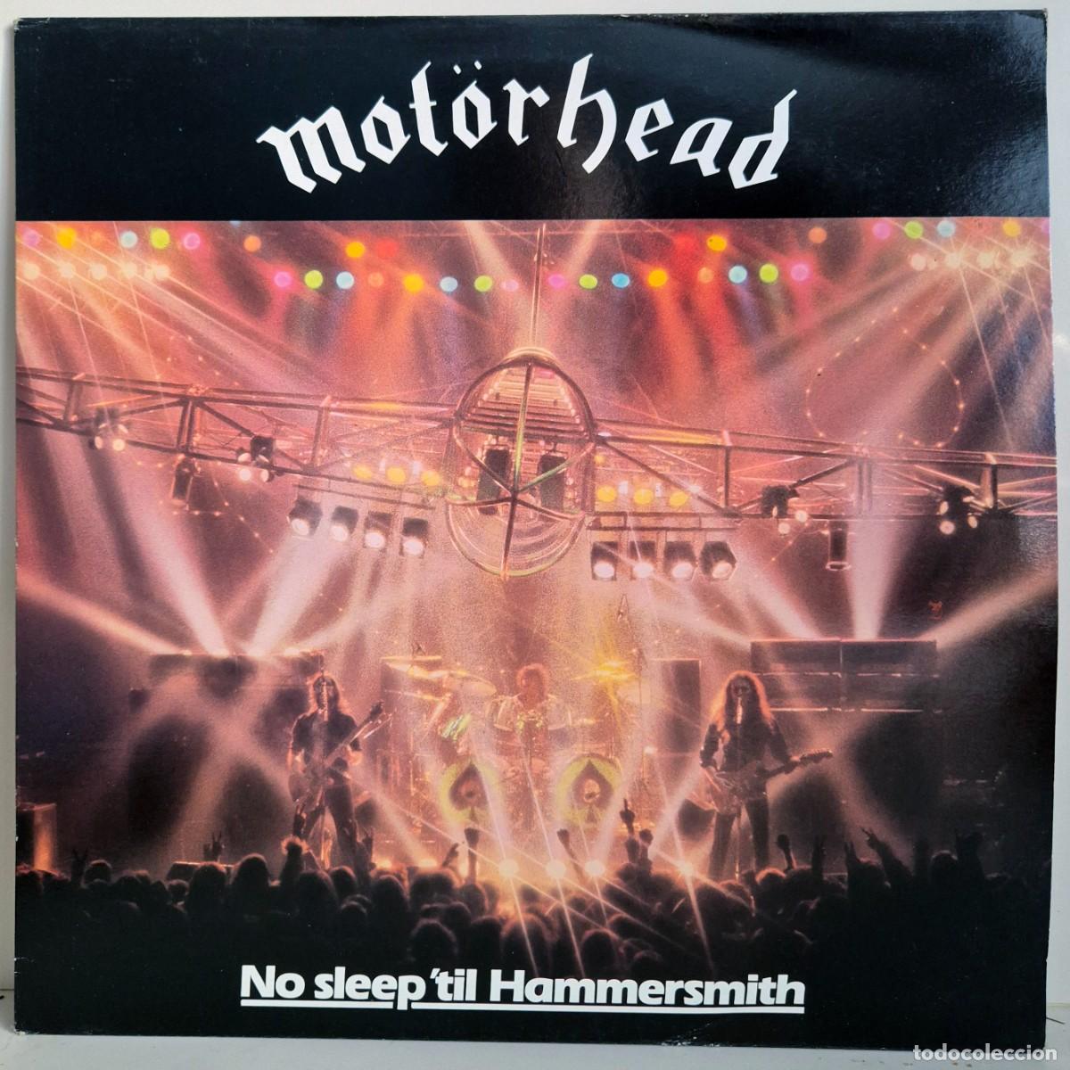 Discos de vinilo: Mot&ouml;rhead- No sleep 'til Hammersmith. LP vinilo
