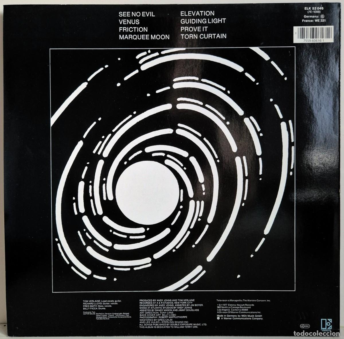 Discos de vinilo: Television - Marquee Moon. LP vinilo - Foto 2