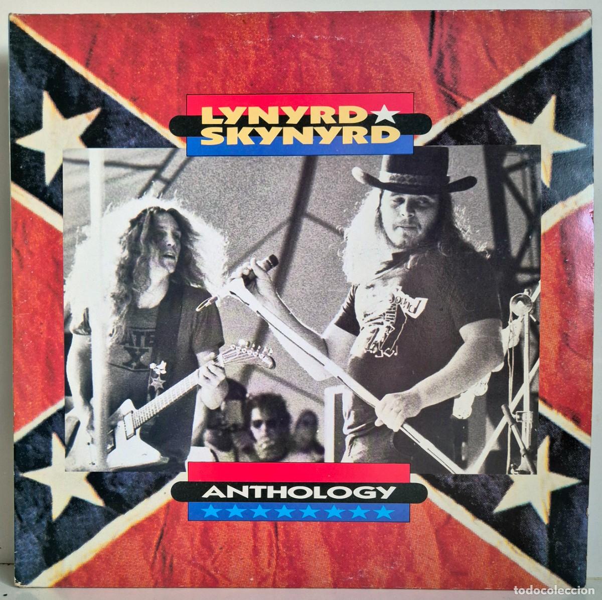 Discos de vinilo: Lynyrd Skynyrd - Anthology. Doble LP vinilo gatefold. Sensacional recopilatorio con temas en directo
