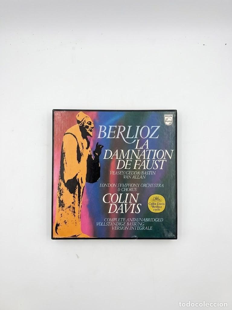Discos de vinilo: Caja 3 LP Berlioz - La Damnation de Faust - Colin Davis, Gedda - Philips 6703 042 Holland + Libreto